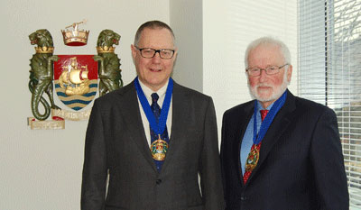 Marcus Bowman, Vice-President; Kenneth MacLeod, President