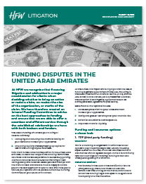 Funding Disputes in the UAE